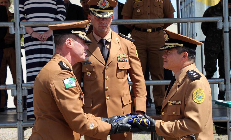 Batalhão responsável pelo policiamento da região Leste de Curitiba recebe novo Comandante durante solenidade