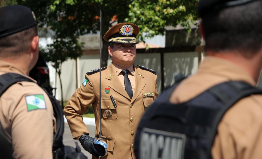 Batalhão responsável pelo policiamento da região Leste de Curitiba recebe novo Comandante durante solenidade