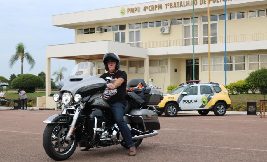 Mais de 200 pessoas se reúnem na 5ª Edição do Passeio Motociclístico do Pelotão de Trânsito em Ponta Grossa (PR)