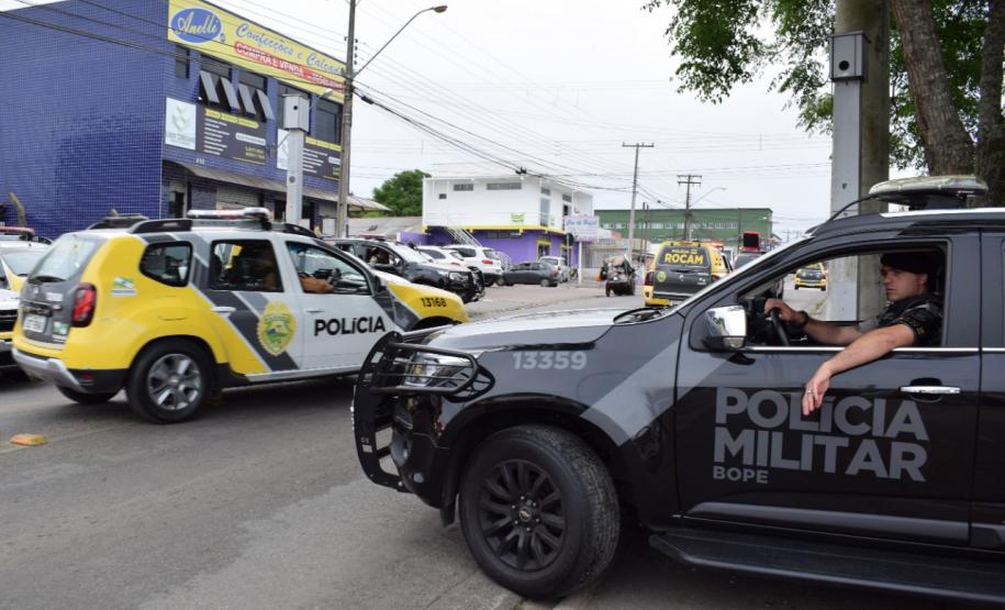 Operação União XXXIX do 17º Batalhão reforça segurança na Região Metropolitana de Curitiba