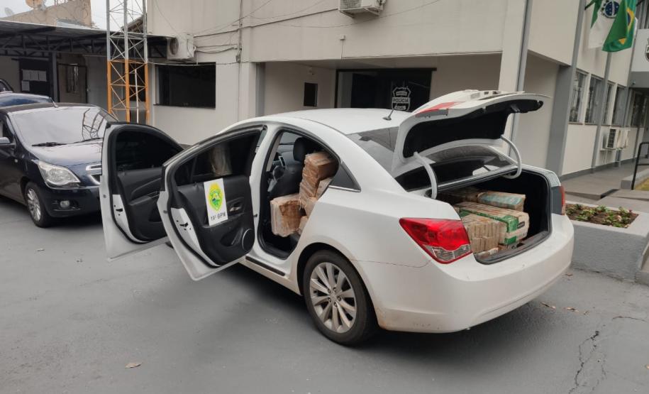PM apreende mais de 650 quilos de maconha durante abordagem em Ouro Verde do Oeste (PR)