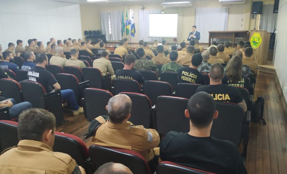 Policiais e agentes iniciam o Curso de Unidades Especializadas de Fronteira em Marechal Cândido Rondon (PR)