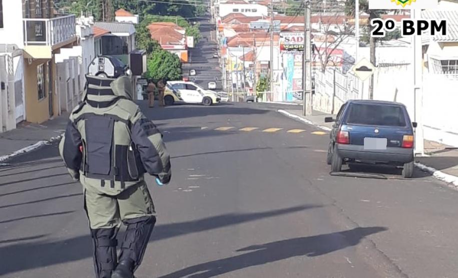 PM do Norte Pioneiro apreende material explosivo com quarteto em Ribeirão do Pinhal