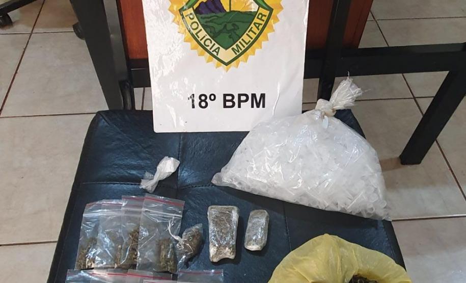 PM deflagra Operação “Feliz Natal” em Andirá (PR) e apreende mais de quatro quilos de drogas