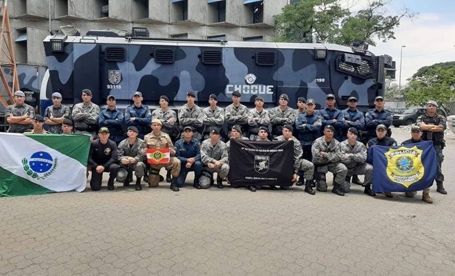 Policiais militares de Cianorte (PR) concluem curso de Operações de Choque em Campo Grande (MS)