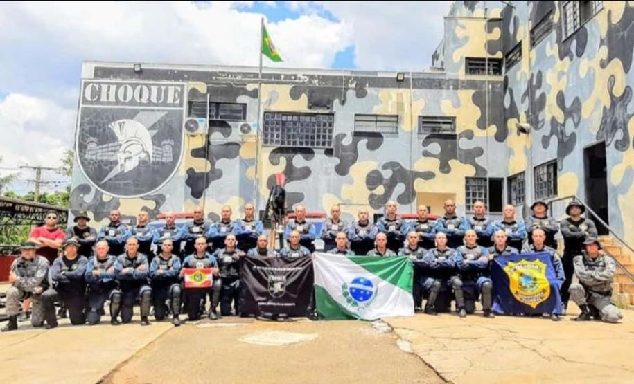 Policiais militares de Cianorte (PR) concluem curso de Operações de Choque em Campo Grande (MS)