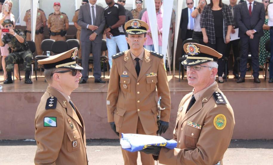 Batalhão de Rolândia (PR) recebe novo Comandante durante solenidade