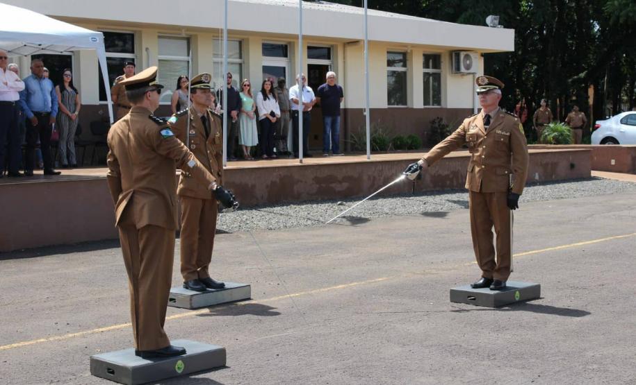 Batalhão de Rolândia (PR) recebe novo Comandante durante solenidade