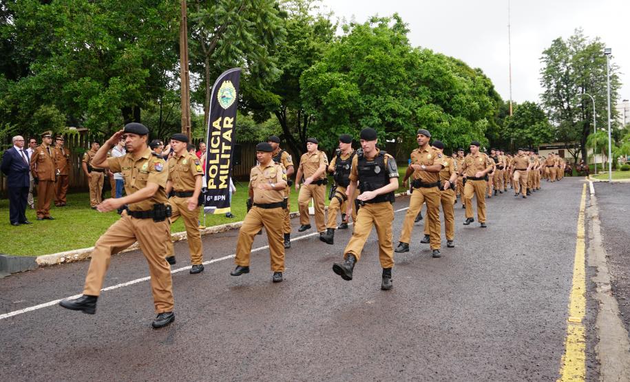 6° Batalhão realiza solenidade em comemoração ao 50 anos da unidade em Cascavel (PR)