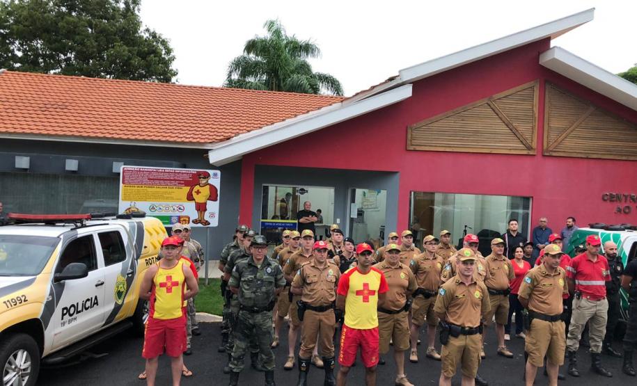 PM reforça o policiamento com a Operação Verão Maior Costa Oeste e lança o APP 190 PR para mais 23 municípios