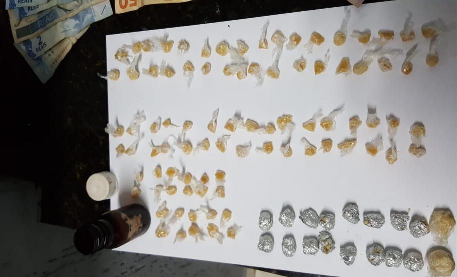 Rapaz envolvido com tráfico de drogas é preso pela PM em Marialva (PR), no Noroeste do estado