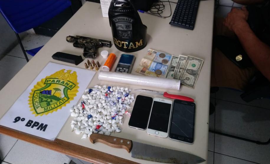 Operação Libertatem resulta na apreensão de duas armas de fogo e quase 200 buchas de cocaína no Litoral do estado