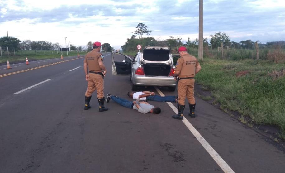Mais de 40 quilos de maconha são apreendidos pelo BPRv durante abordagem em Iporã (PR), no Noroeste do estado