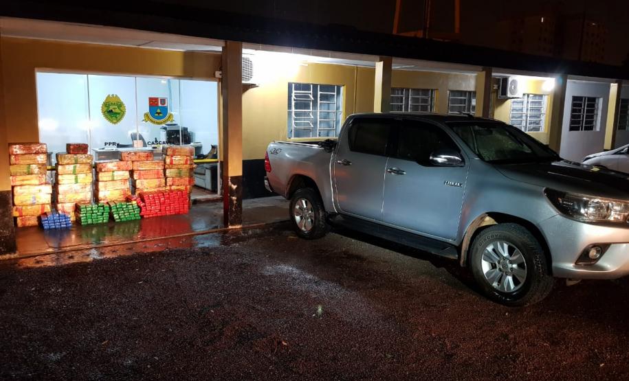 BPRv apreende mais de 684 quilos de maconha e quase R$ 1 milhão em cigarros contrabandeados no Oeste do estado