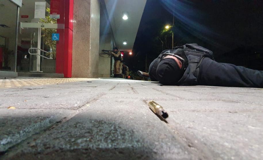 RONE simula roubo a banco no Centro de Curitiba; exercício faz parte do III Curso da unidade