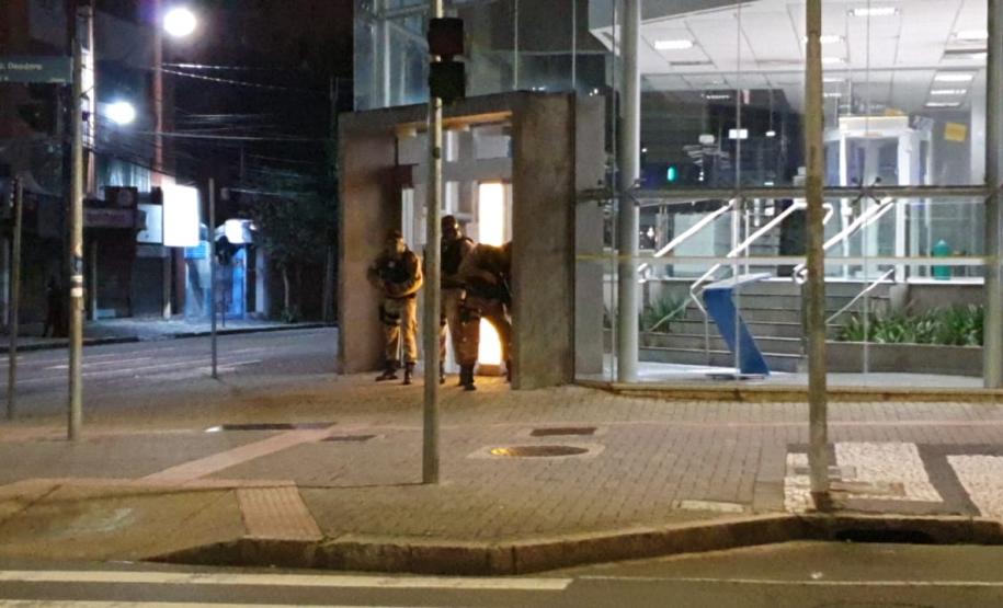 RONE simula roubo a banco no Centro de Curitiba; exercício faz parte do III Curso da unidade
