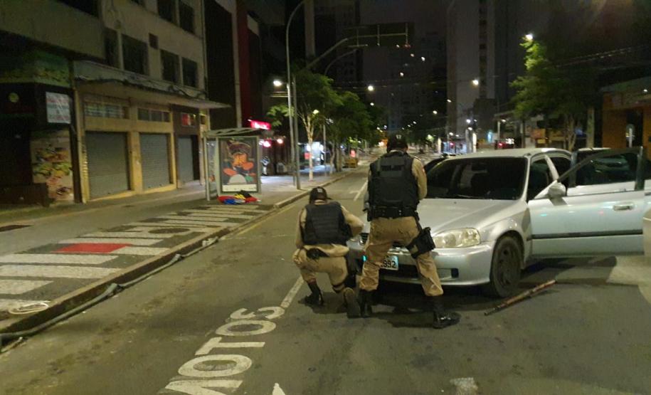 RONE simula roubo a banco no Centro de Curitiba; exercício faz parte do III Curso da unidade