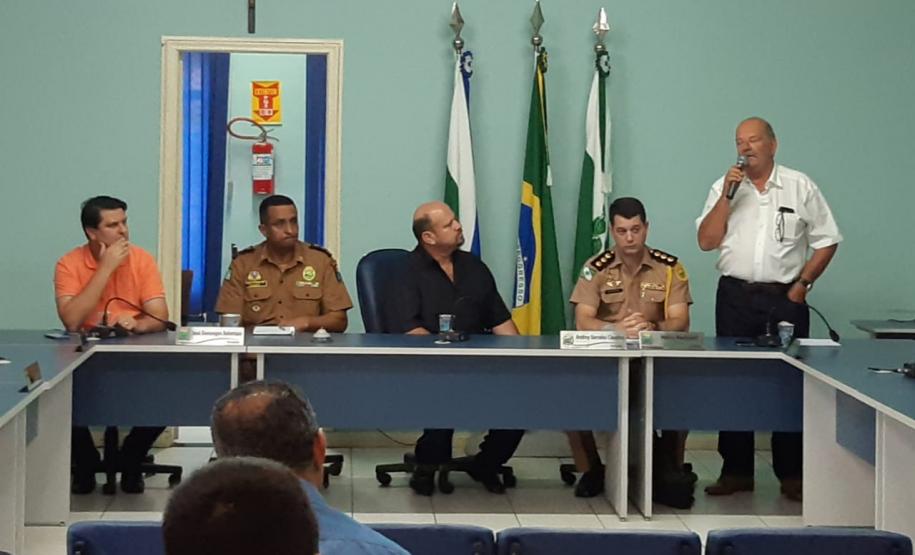 Operação Verão: diversas autoridades se reúnem Rico para discussão de seus detalhes em Porto, no Noroeste do Paraná