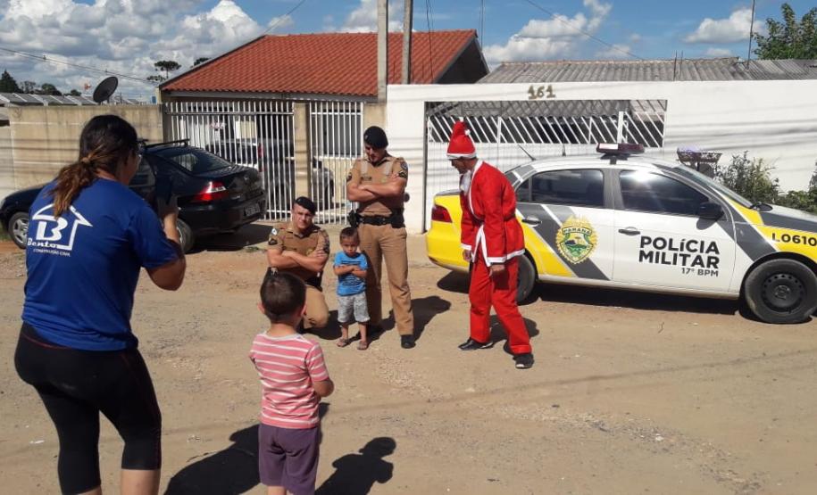 PM de Fazenda Rio Grande participa de ação especial de Natal