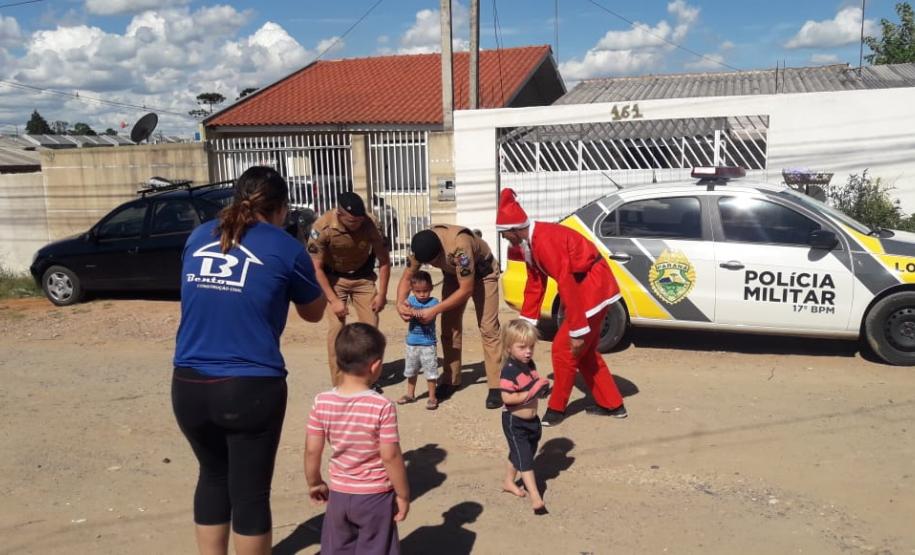 PM de Fazenda Rio Grande participa de ação especial de Natal