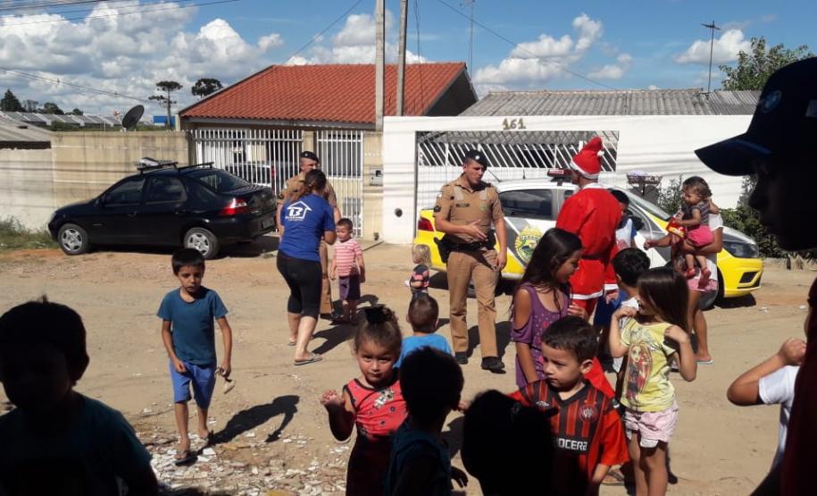 PM de Fazenda Rio Grande participa de ação especial de Natal