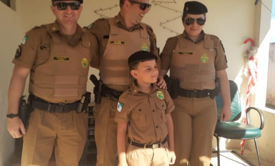 Solidariedade faz com que policiais militares realizem sonho de menino em Ponta Grossa