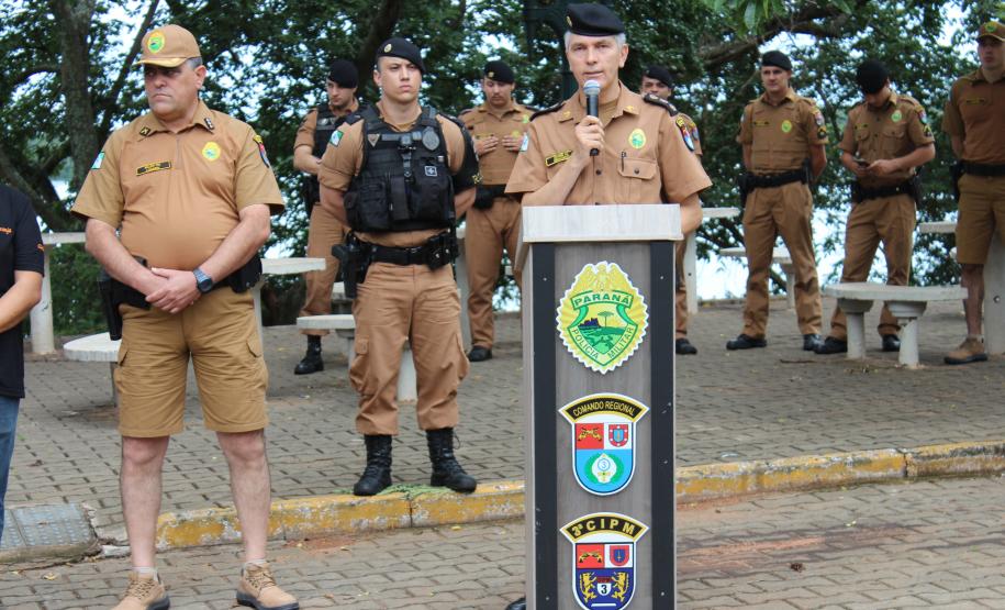 Operação Verão Maior Noroeste da PM é lançada durante solenidade