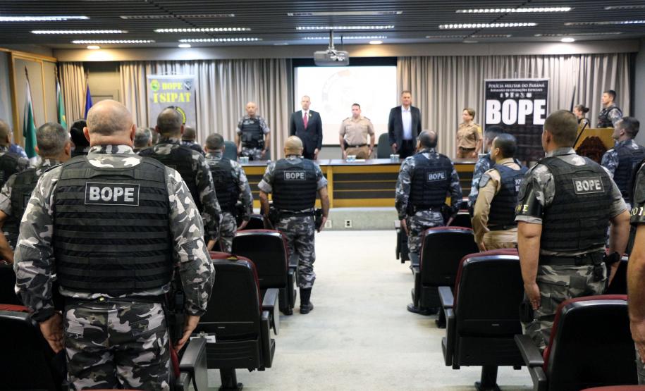BOPE abre a I SIPAT com palestra sobre o Programa de Saúde Preventiva e a Segurança no Trabalho em Curitiba
