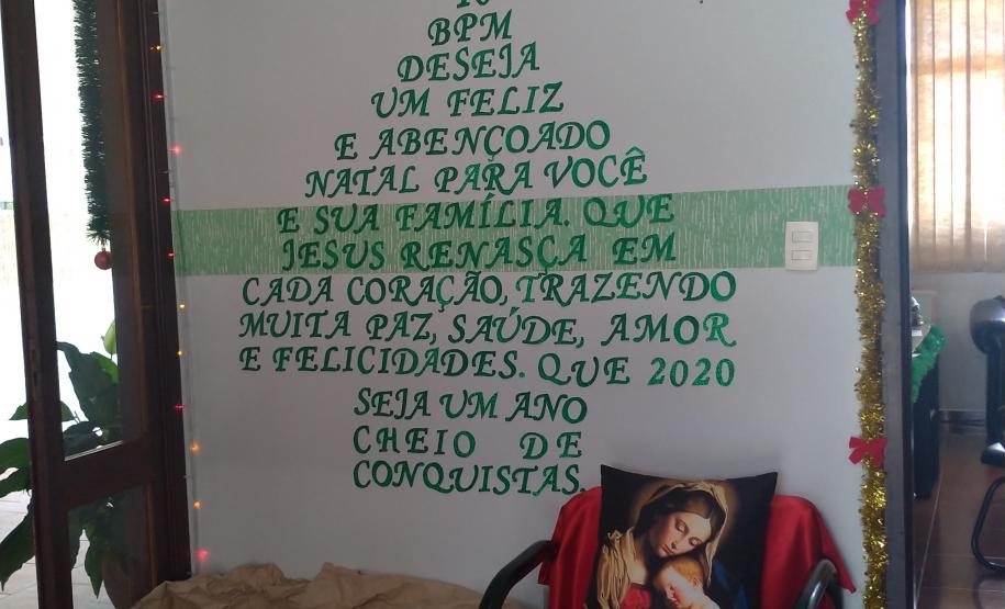 Batalhão da PM de Guarapuava (PR) inaugura capela e dá início a concurso natalino de decoração