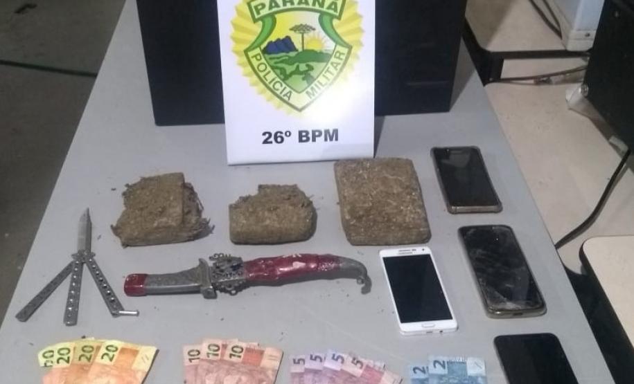 PM encaminha seis pessoas por envolvimento com tráfico de drogas, nos Campos Gerais do Estado