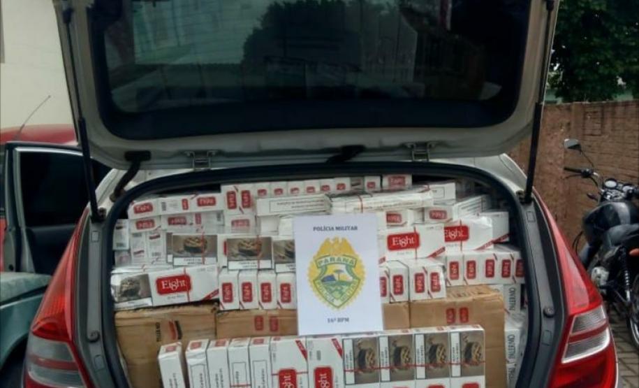 PM apreende oito armas de fogo, além de munições e cigarros contrabandeados no Centro-Sul do estado