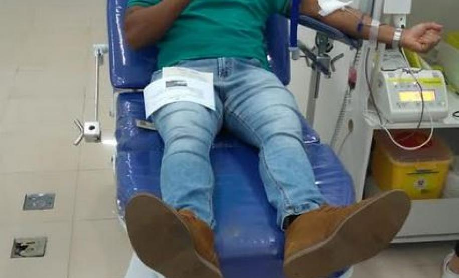 Policiais do 7° BPM fazem campanha de doação de sangue no Noroeste do estado