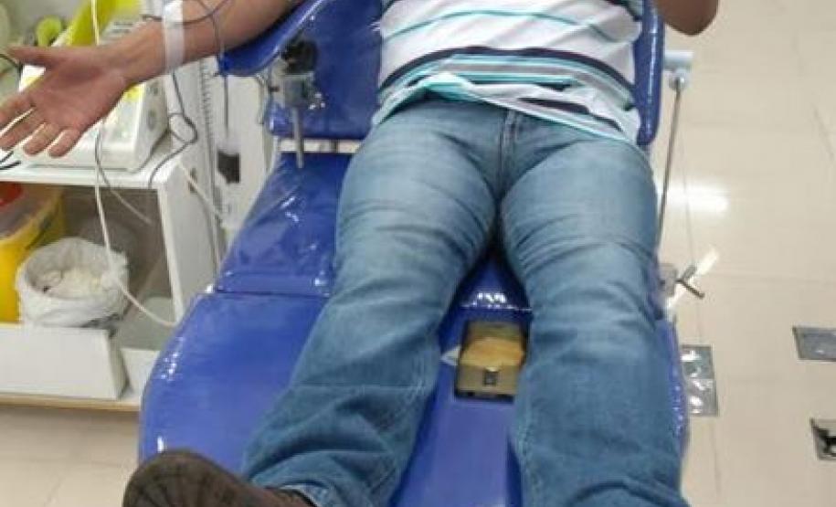 Policiais do 7° BPM fazem campanha de doação de sangue no Noroeste do estado