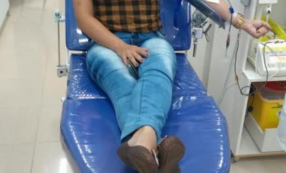 Policiais do 7° BPM fazem campanha de doação de sangue no Noroeste do estado