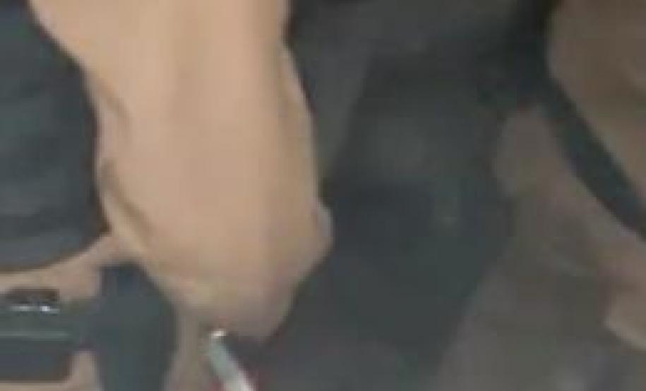 Equipe policial age rápido e cessa fogo que atingia apartamento durante a virada do ano em Matinhos (PR)