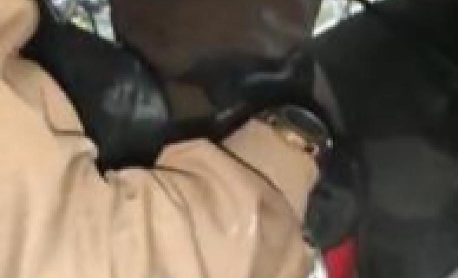 Equipe policial age rápido e cessa fogo que atingia apartamento durante a virada do ano em Matinhos (PR)