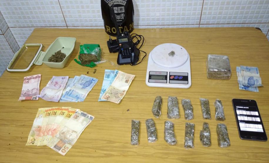 PM encaminha seis pessoas por envolvimento com o tráfico de drogas em Campo Mourão, no Centro-Oeste do estado