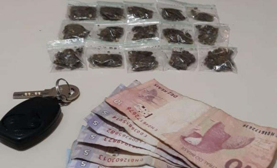 PM flagra dupla com maconha em Almirante Tamandaré, na RMC
