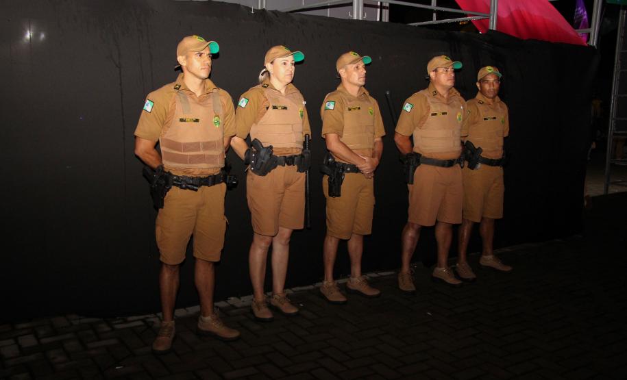 Segurança garante a festa de 27 mil pessoas nos shows gratuitos do Governo do Estado em Matinhos e Guaratuba