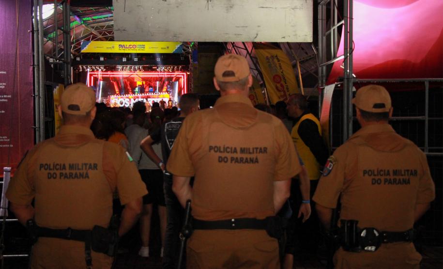 Segurança garante a festa de 27 mil pessoas nos shows gratuitos do Governo do Estado em Matinhos e Guaratuba