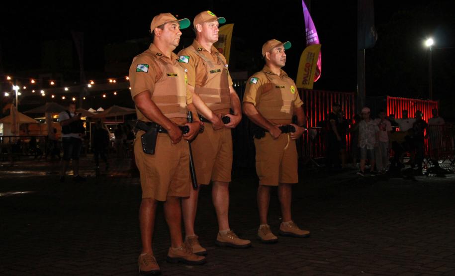 Segurança garante a festa de 27 mil pessoas nos shows gratuitos do Governo do Estado em Matinhos e Guaratuba