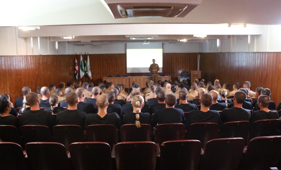Polícia Militar recebe representantes da JICA com palestras sobre policiamento comunitário em São José dos Pinhais, na RMC