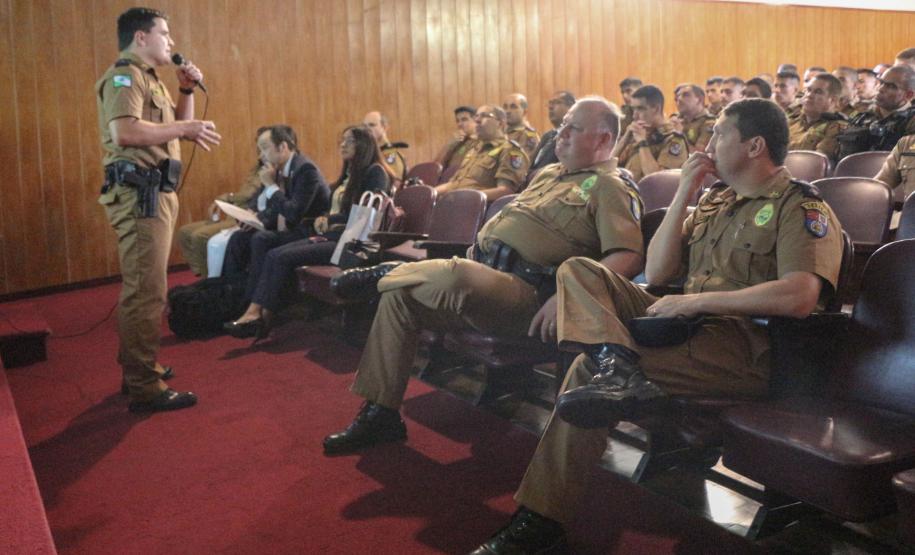 Polícia Militar recebe representantes da JICA com palestras sobre policiamento comunitário em São José dos Pinhais, na RMC