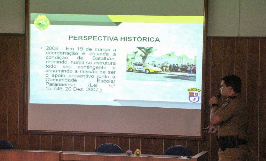 Polícia Militar recebe representantes da JICA com palestras sobre policiamento comunitário em São José dos Pinhais, na RMC