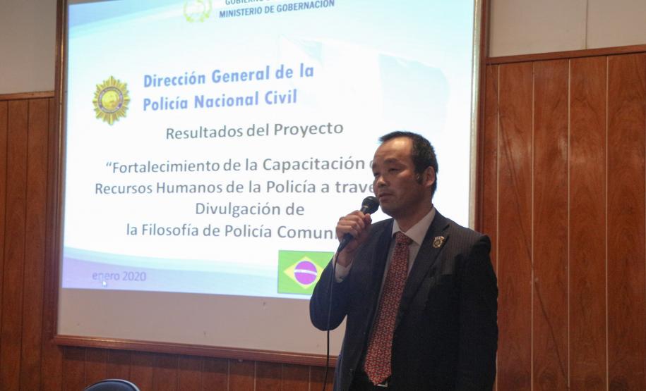 Polícia Militar recebe representantes da JICA com palestras sobre policiamento comunitário em São José dos Pinhais, na RMC