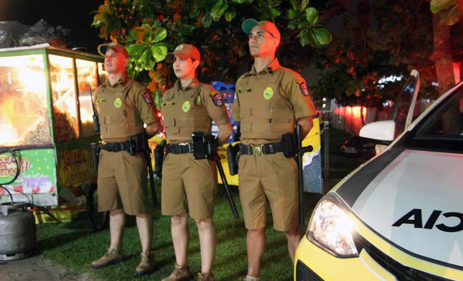 Segurança garante a festa de 27 mil pessoas nos shows gratuitos do Governo do Estado em Matinhos e Guaratuba