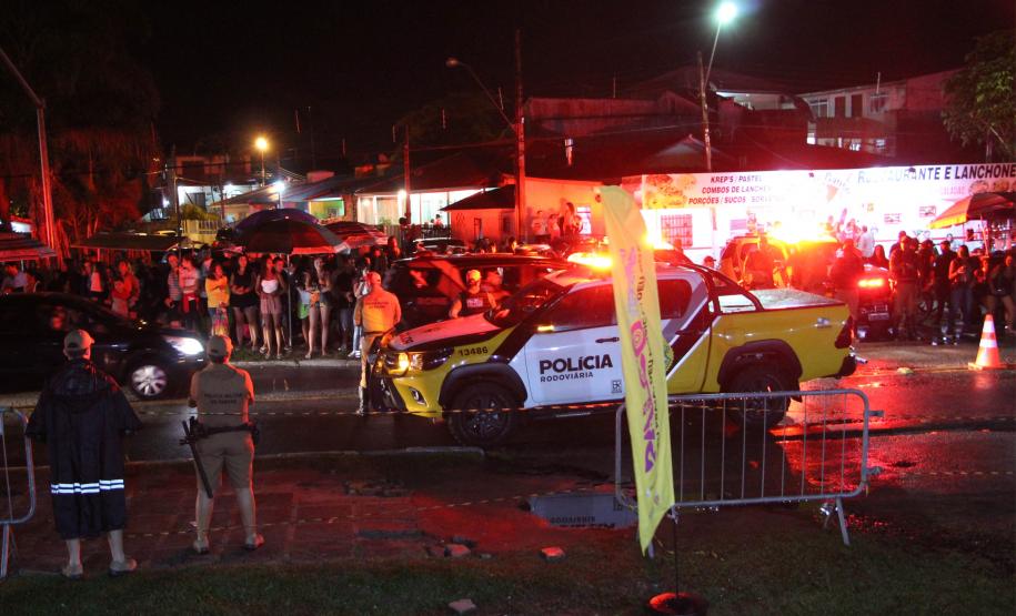 Segurança garante a festa de 27 mil pessoas nos shows gratuitos do Governo do Estado em Matinhos e Guaratuba