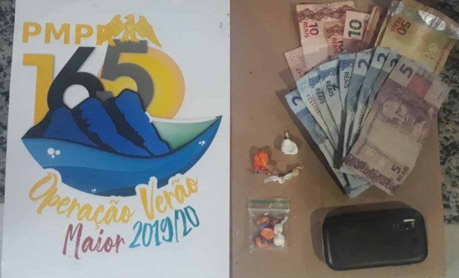 PM prende três homens e apreenderam cocaína e crack no Litoral do estado