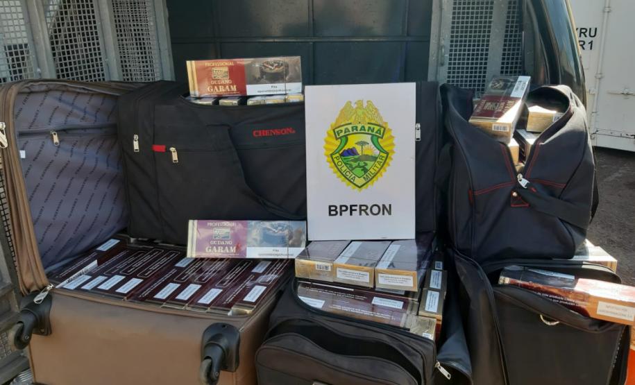 BPFron apreende mais de 26 quilos de maconha e cigarros contrabandeados em Toledo, no Oeste do estado
