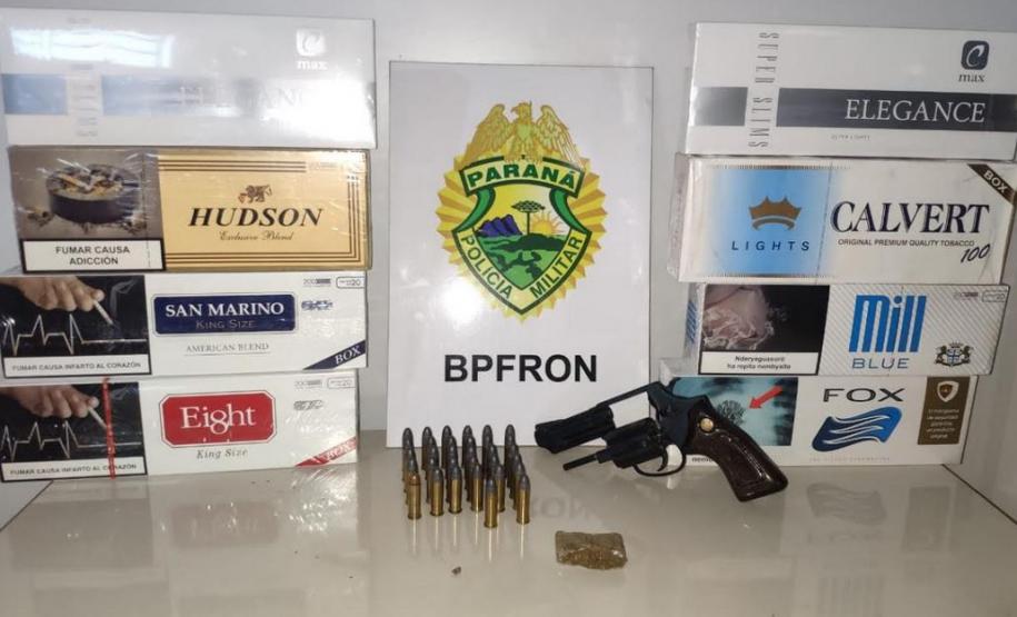 BPFron apreende cigarros contrabandeados, recupera veículo roubado e cumpre 10 Mandados de busca e apreensão